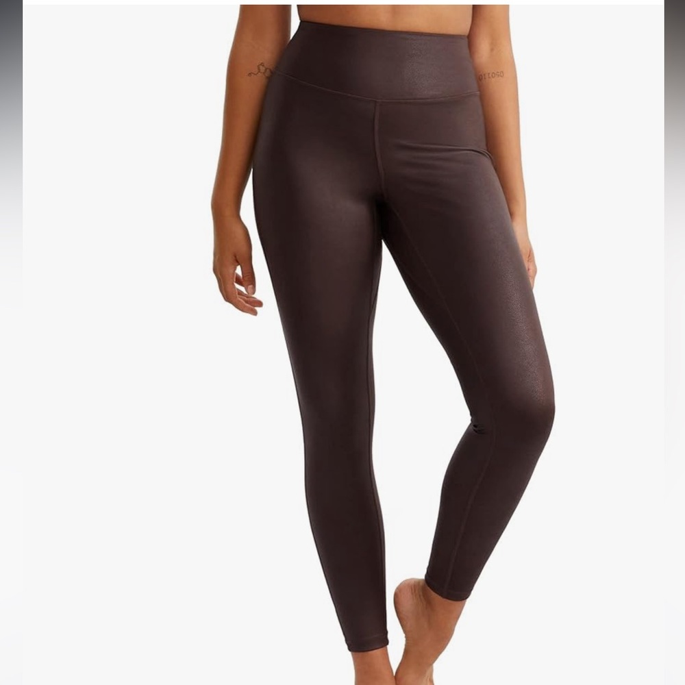 NEW BARE THE FAUX LEATHER LEGGING High Waisted Size: XL